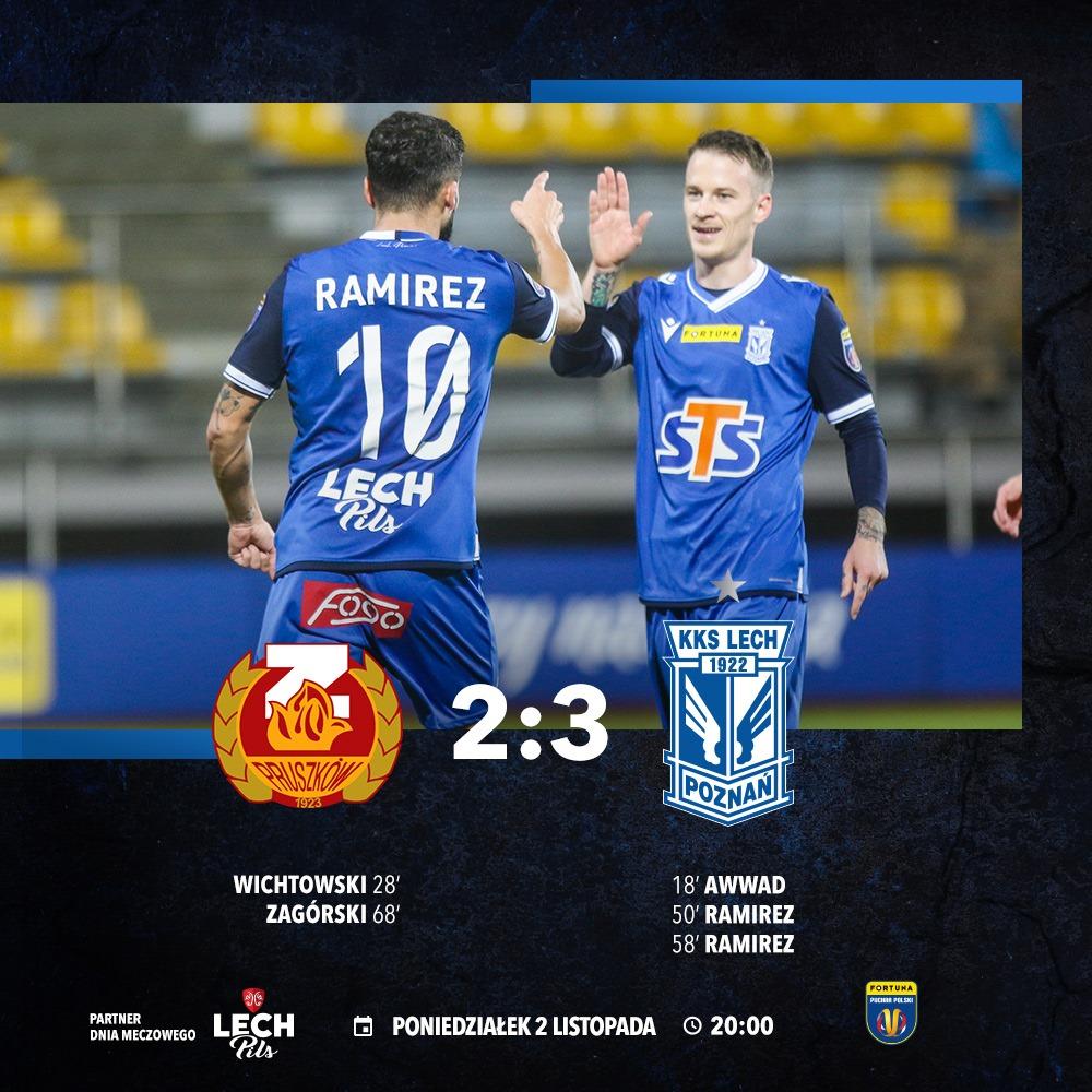 Znicz Pruszków - Lech Poznań 2:3 (02.11.2020)