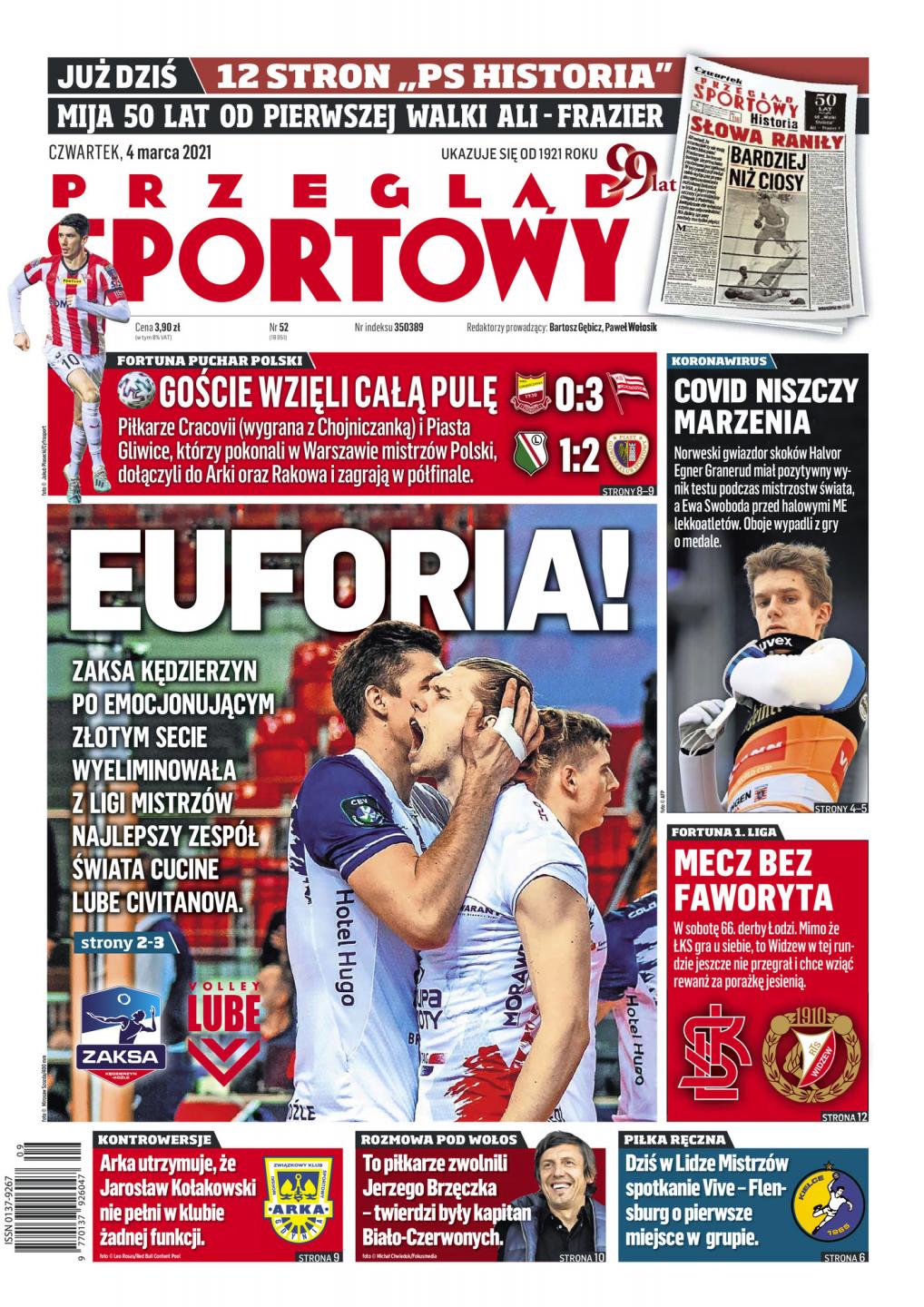 Legia Warszawa - Piast Gliwice 1:2 (03.03.2021) Przegląd Sportowy