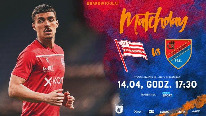 Cracovia - Raków Częstochowa 1:2 (14.04.2021)