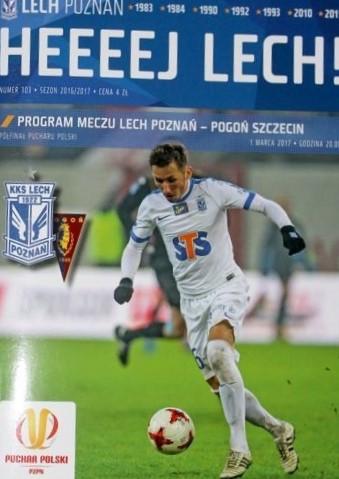 Lech Poznań - Pogoń Szczecin 3:0 (01.03.2017) Program meczowy