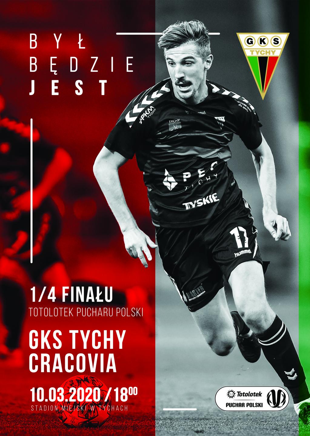 Plakat GKS Tychy - Cracovia 1:2 (pd.), 10.03.2020 2