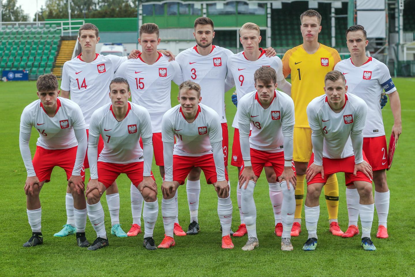 Polska - Ukraina 2:2 U19 (12.10.2021) drużyna