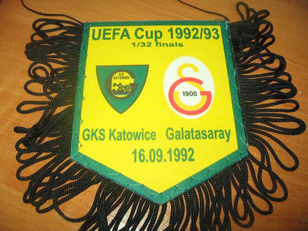 Proporczyk GKS Katowice - Galatasaray Stambuł 0:0 (16.09.1992)