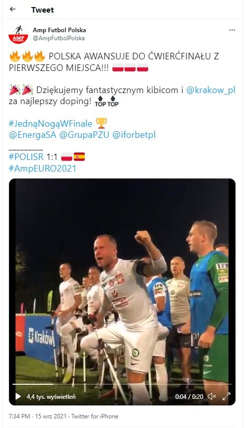 Twitt Amp Futbol Polska - Hiszpania 1:1 (15.09.2021).