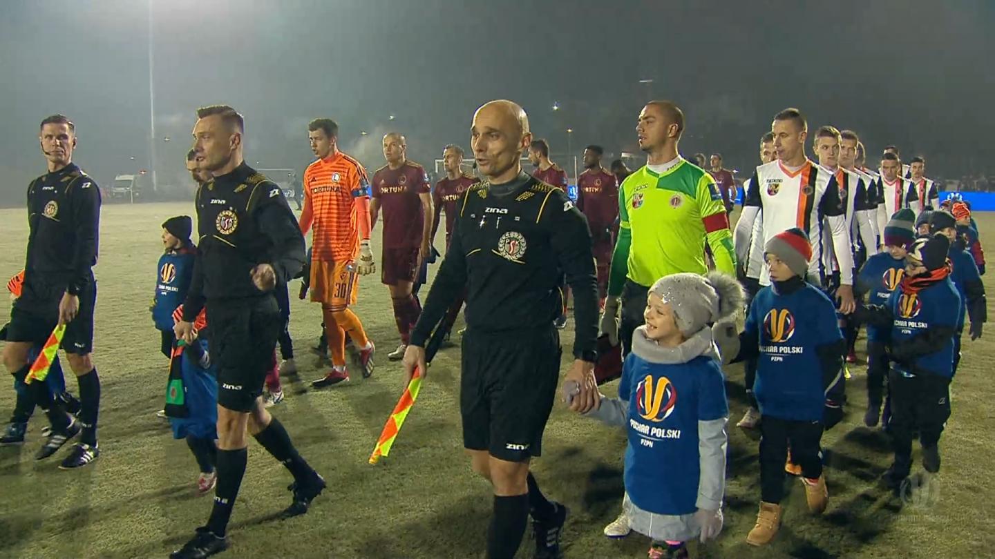 Chrobry Głogów - Legia Warszawa 0:3 (05.12.2018).