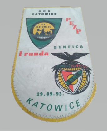 Proporczyk GKS Katowice - Benfica Lizbona 1:1 (29.09.1993)