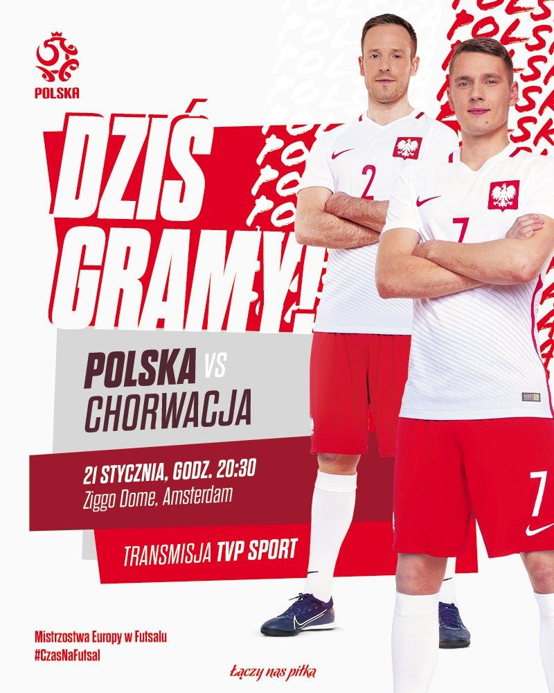 Polska - Chorwacja 1:3 (21.01.2022) futsal