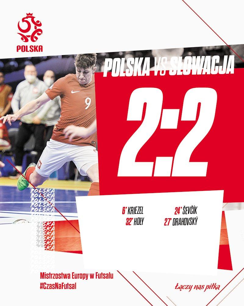 Polska - Słowacja 2:2 (25.01.2022) futsal