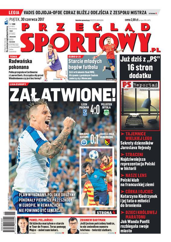 Przegląd Sportowy po Dinamo Batumi - Jagiellonia Białystok 0:1 (29.06.2017)