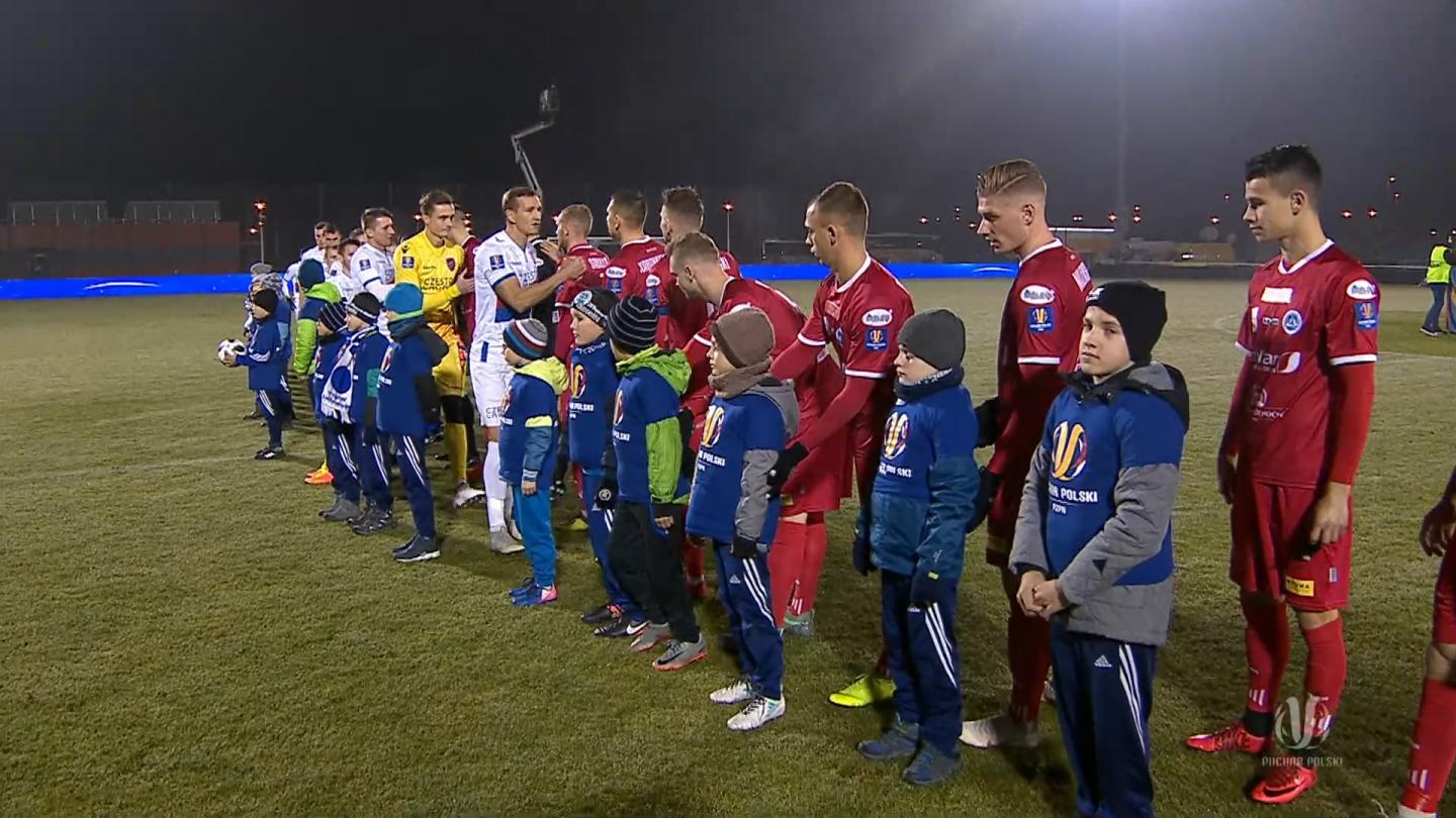 Wigry Suwałki - Raków Częstochowa 0:3 (06.12.2018).