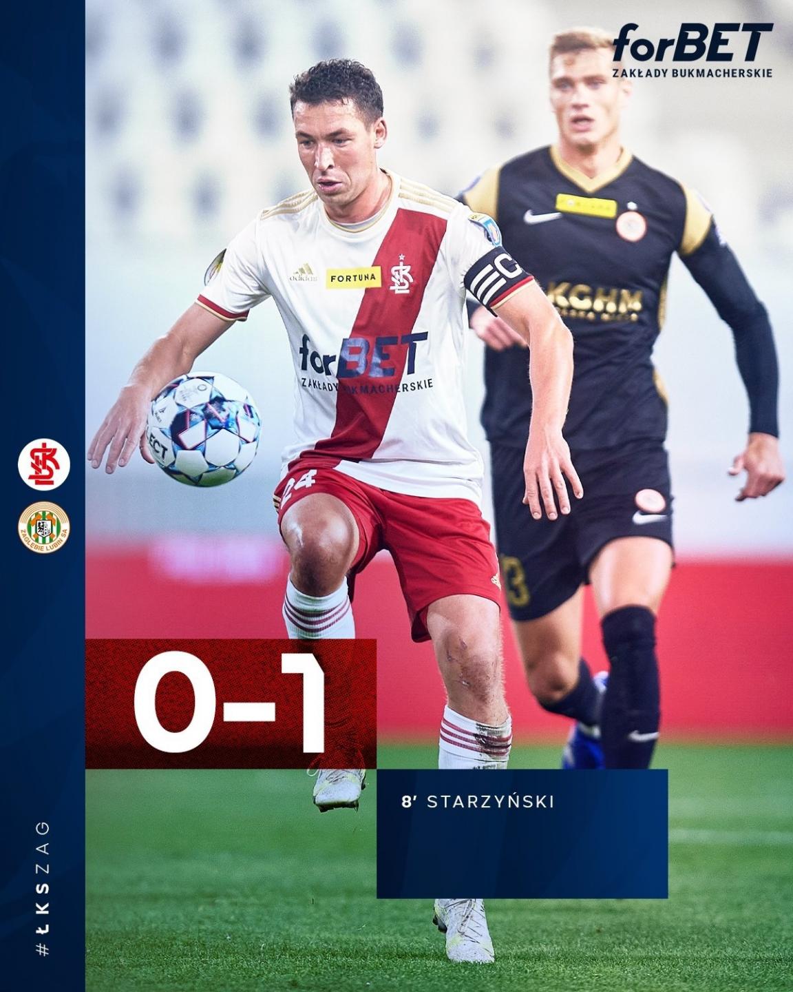 ŁKS Łódź - Zagłębie Lubin 0:1 (27.10.2021)
