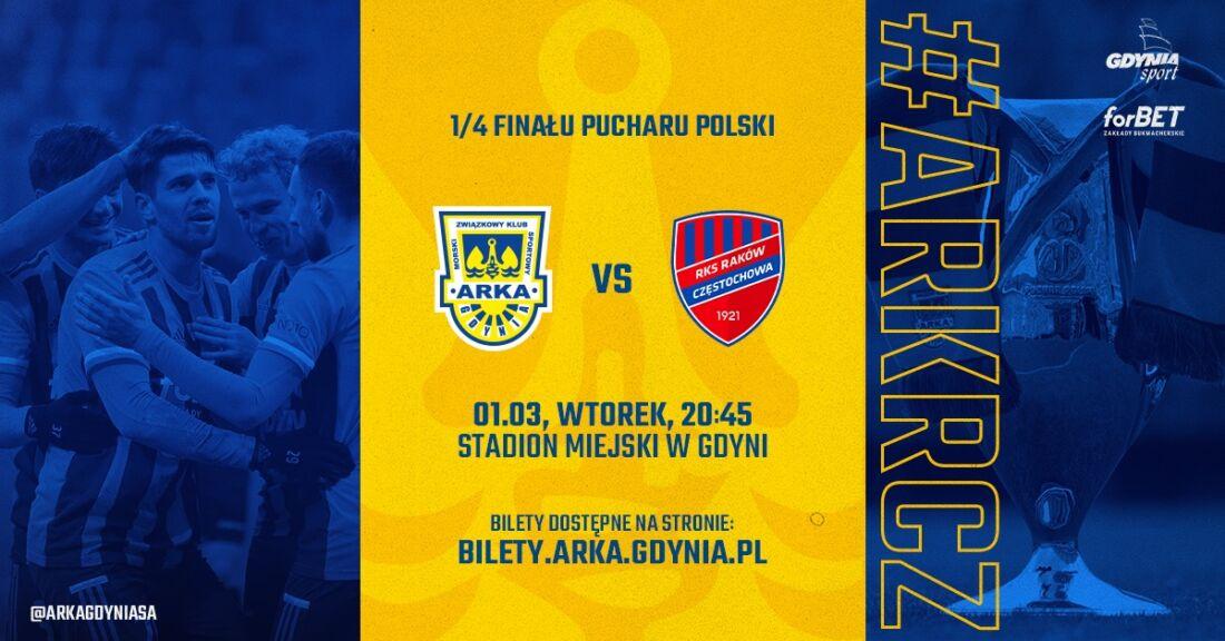 Arka Gdynia - Raków Częstochowa 0:2 (01.03.2022)
