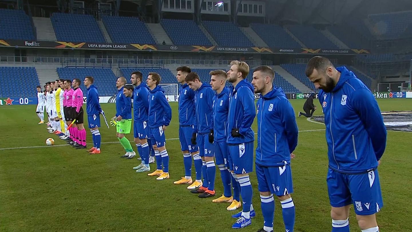 Lech Poznań - Rangers FC 0:2 (10.12.2020).
