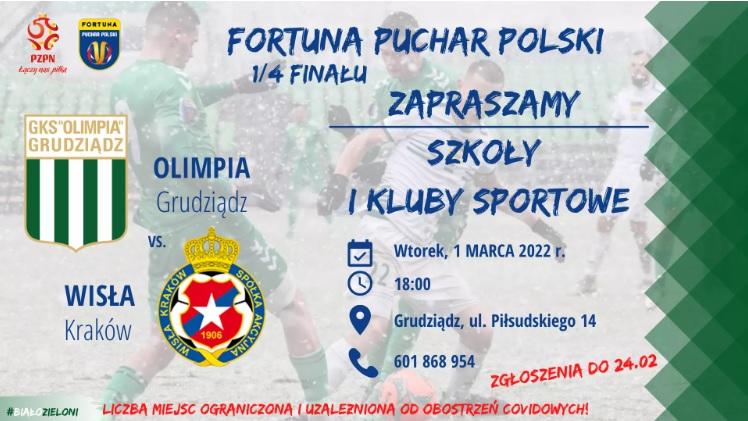 Olimpia Grudziądz - Wisła Kraków 1:1, k. 5-3 (01.03.2022)