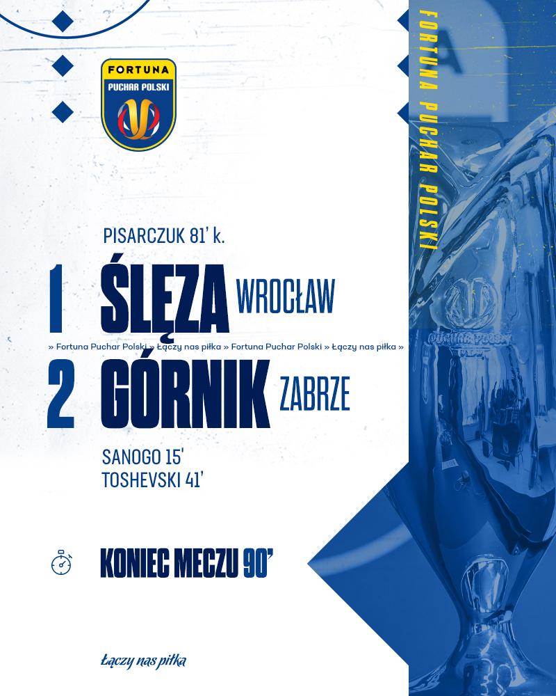 Ślęza Wrocław - Górnik Zabrze 1:2 (27.10.2021)