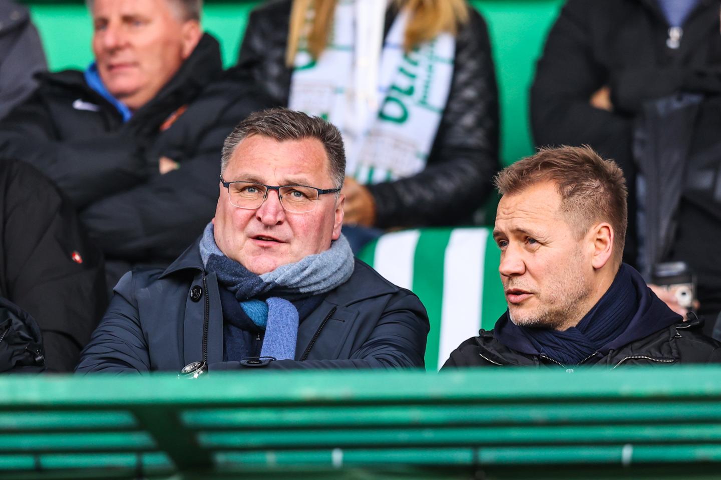 Olimpia Grudziądz - Lech Poznań 0:3 (05.04.2022) Czesław Michniewicz i Tomasz Rząsa