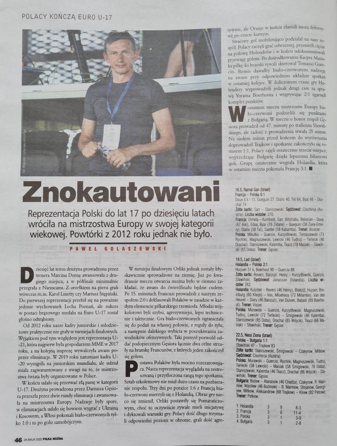 Polska - Bułgaria 1:1 U17 (22.05.2022) Piłka Nożna