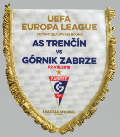 Proporczyk AS Trenčín - Górnik Zabrze 4:1 (02.08.2018)