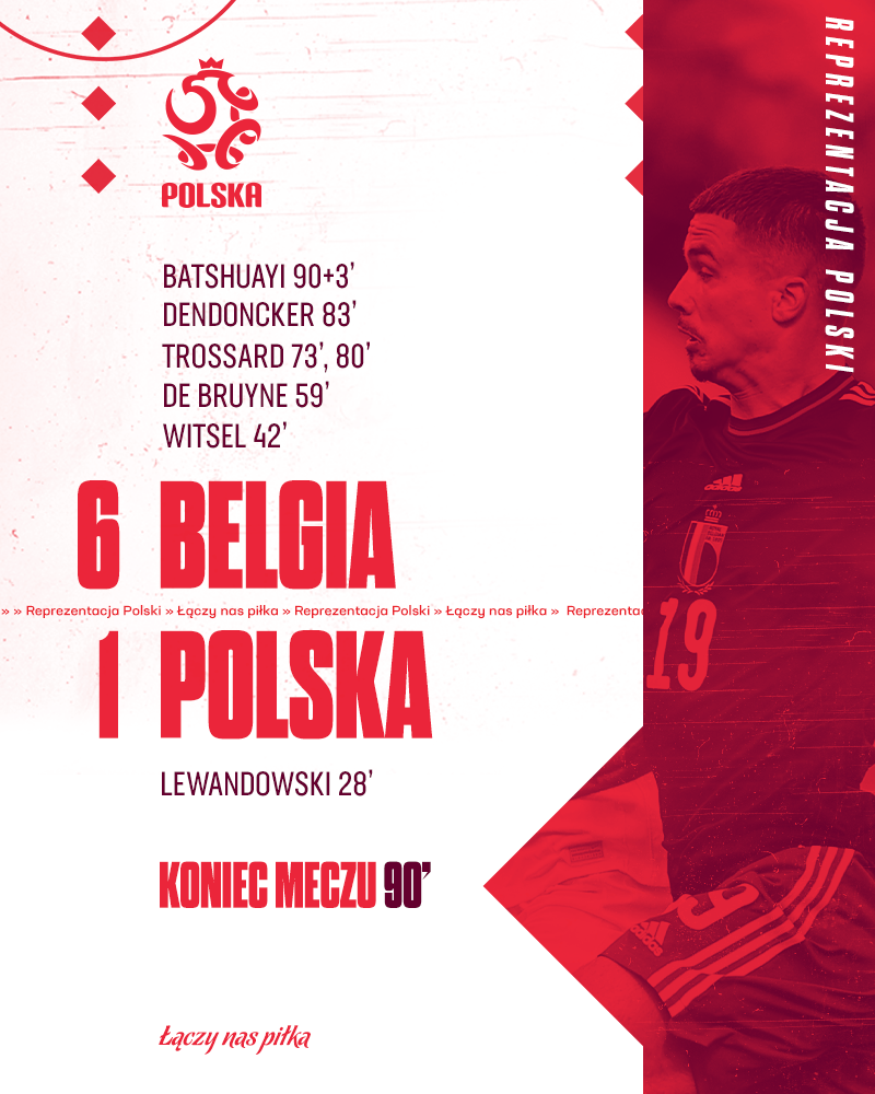 Belgia - Polska 6:1 (08.06.2022)