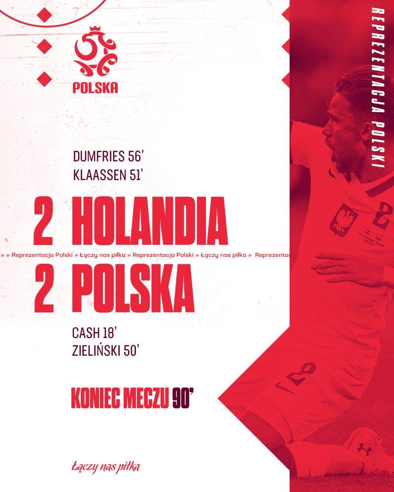 Holandia - Polska 2:2 (11.06.2022)
