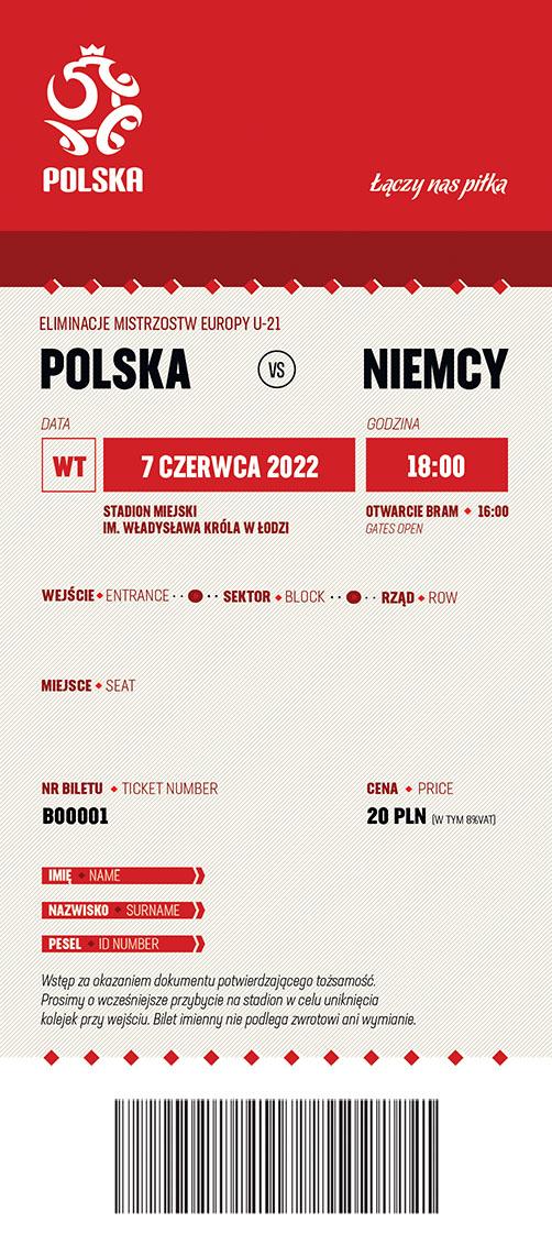 Polska - Niemcy 1:2 U21 (07.06.2022)
