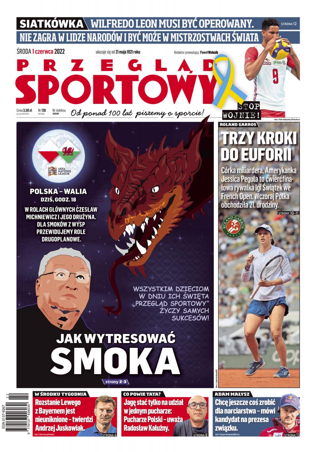 Polska - Walia 2:1 (01.06.2022) Przegląd Sportowy