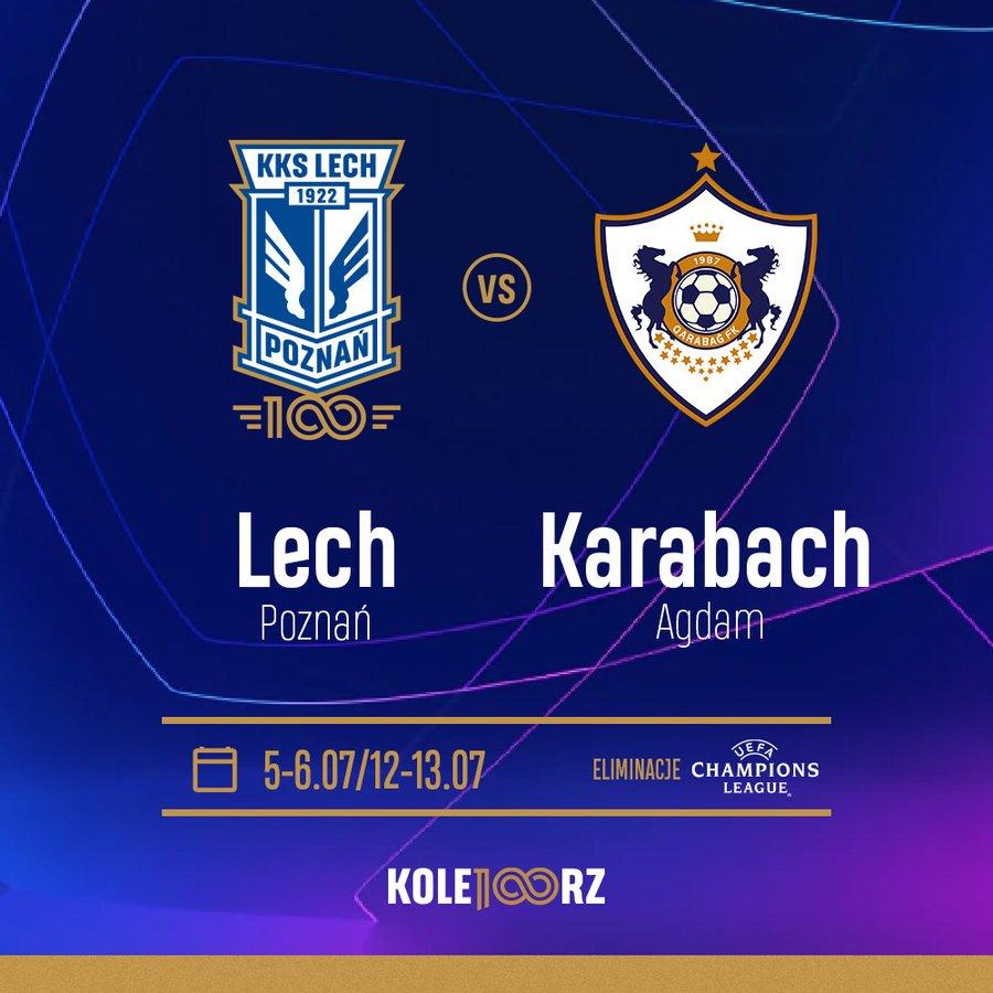 Lech Poznań - Qarabağ Ağdam 1:0, 05.07.2022