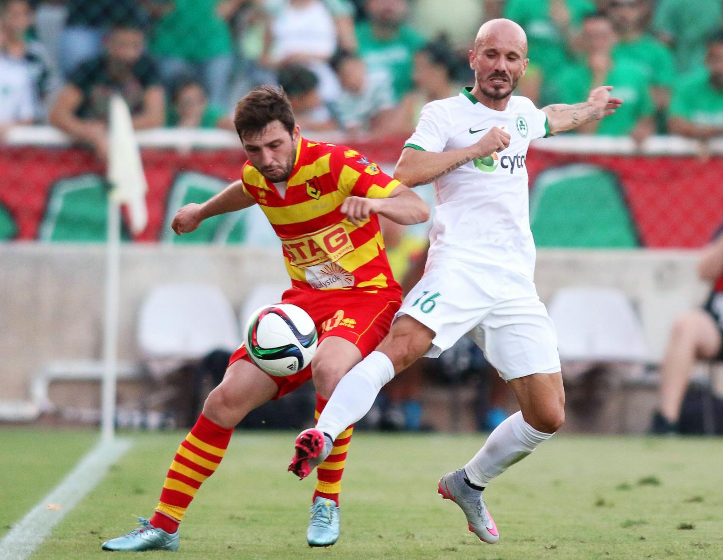 Omonia Nikozja - Jagiellonia Białystok 1:0 (23.07.2015)