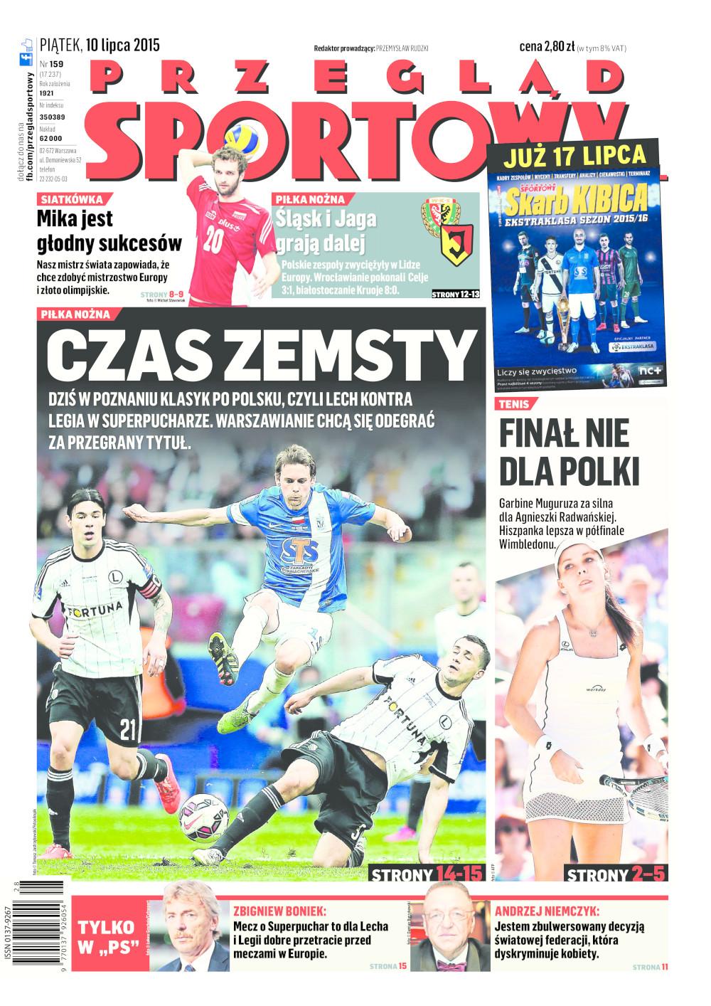 Przegląd Sportowy po Jagiellonia Białystok - Kruoja Pokroje 8:0 (09.07.2015)