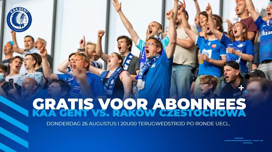 KAA Gent - Raków Częstochowa 3:0, 26.08.2021