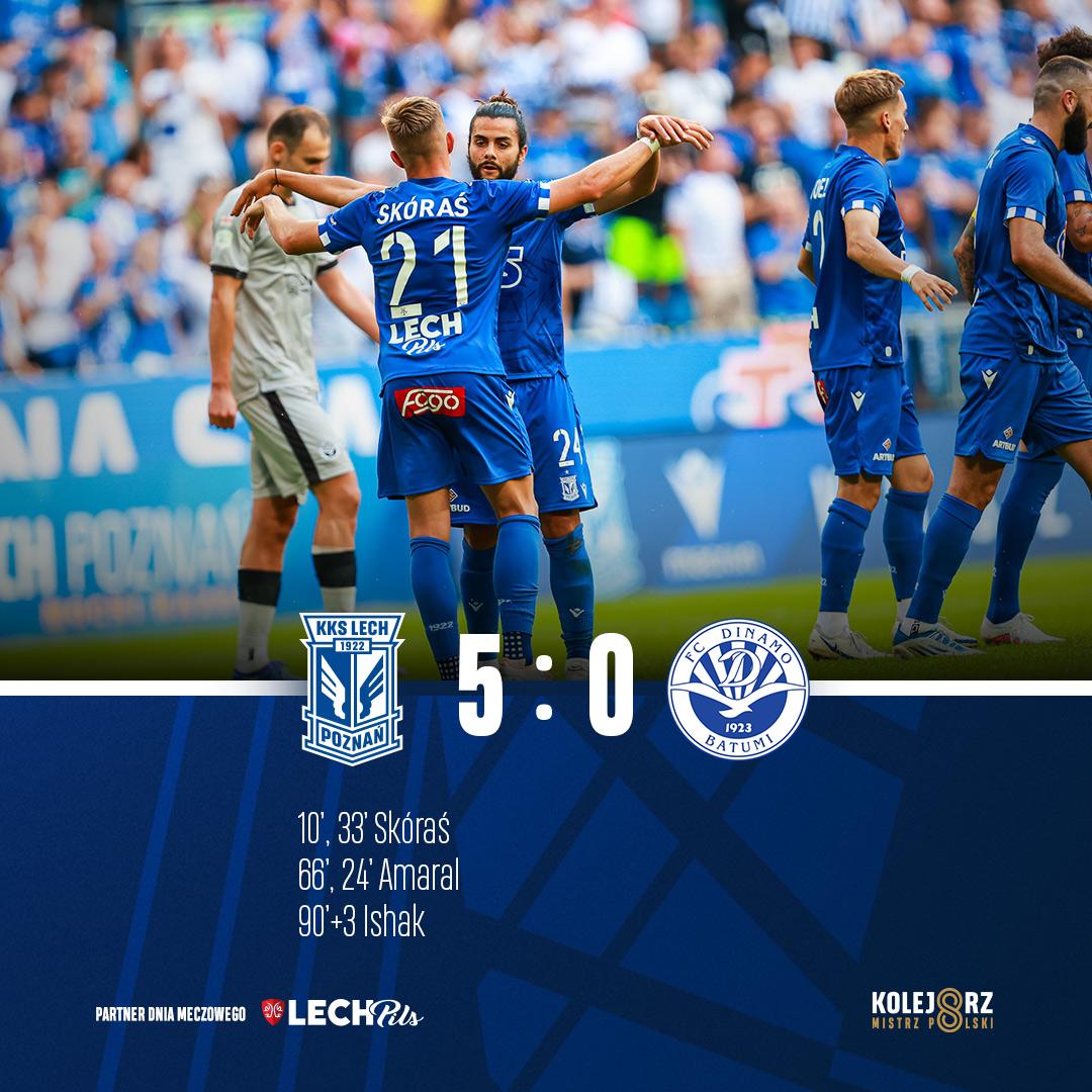 Lech Poznań - Dinamo Batumi 5:0 (21.07.2022)