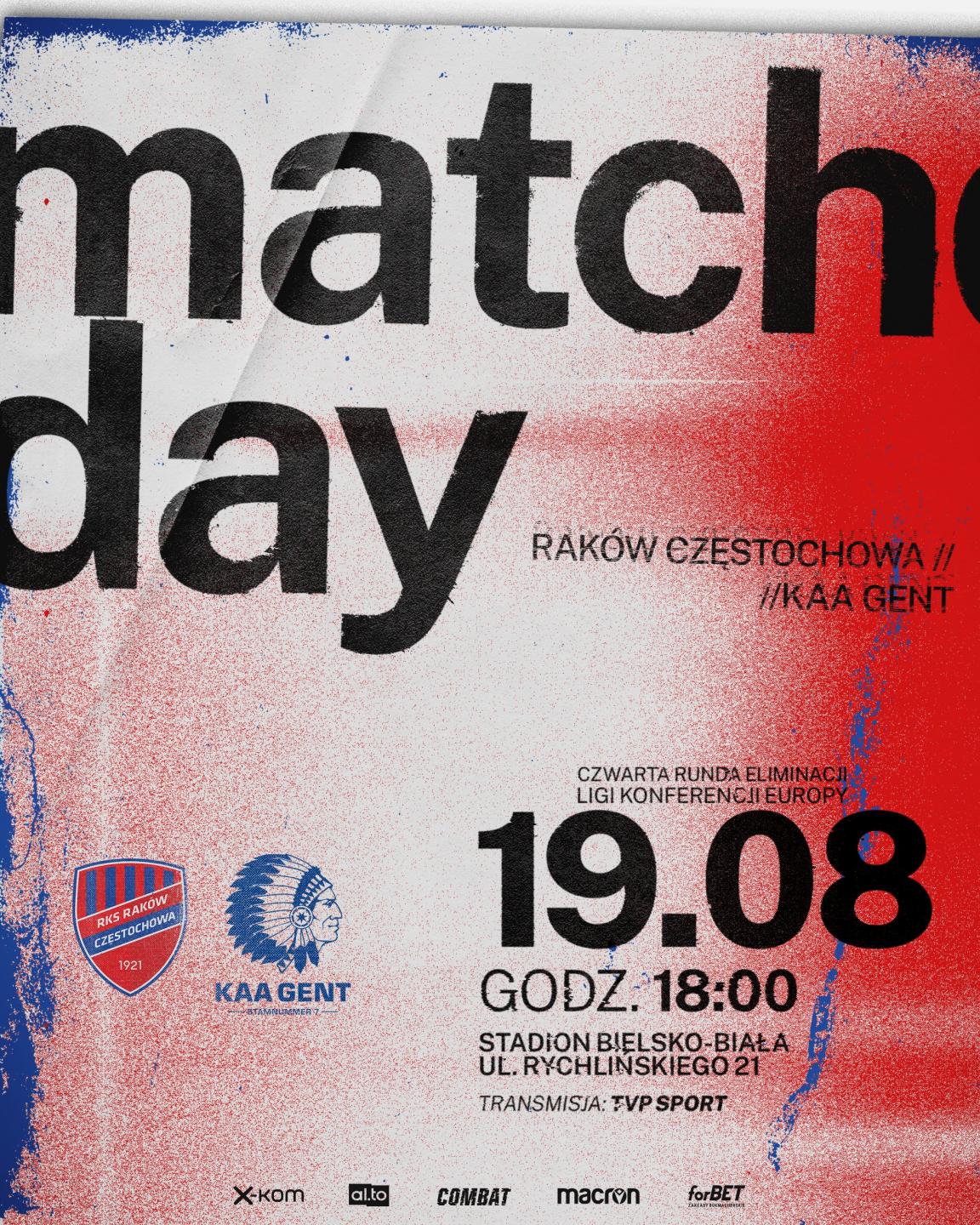 Raków Częstochowa - KAA Gent 1:0 (19.08.2021)