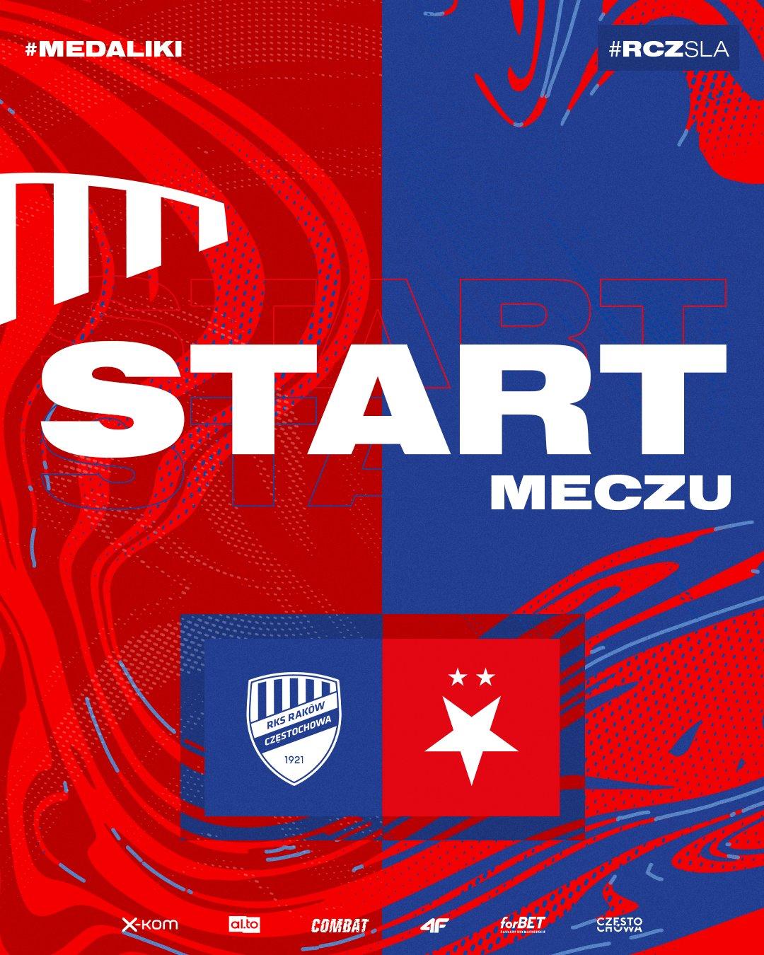 Raków Częstochowa - Slavia Praga 2:1 (18.08.2022)