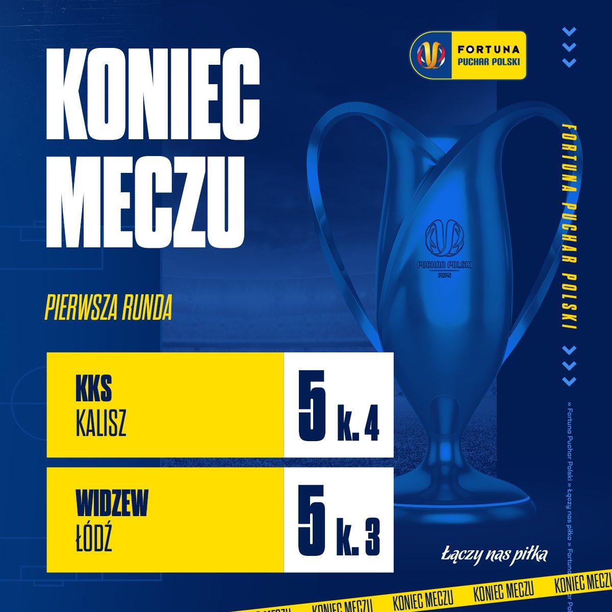 KKS Kalisz - Widzew Łódź 5:5, k. 4-3 (31.08.2022)