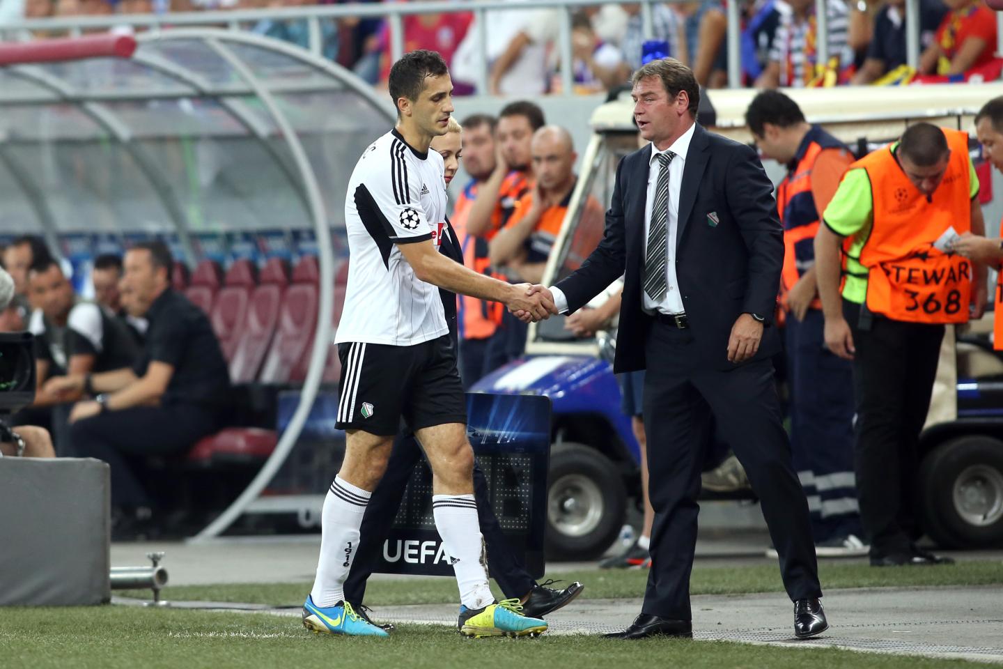 Steaua Bukareszt - Legia Warszawa 1:1 (21.08.2013)