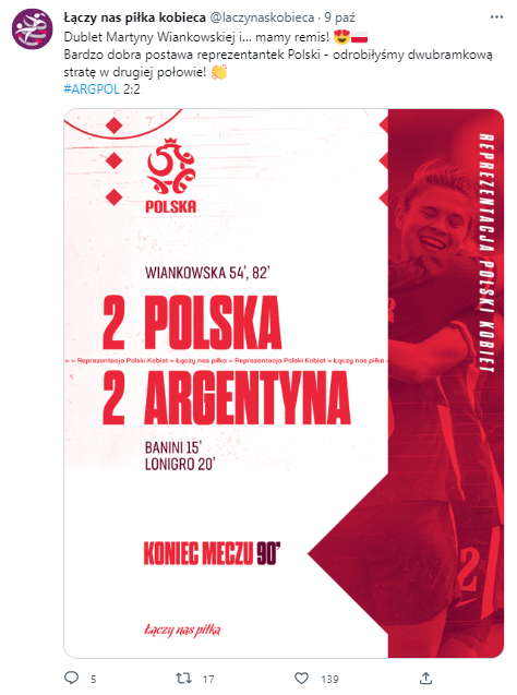 Polska - Argentyna 2:2 (09.10.2022)