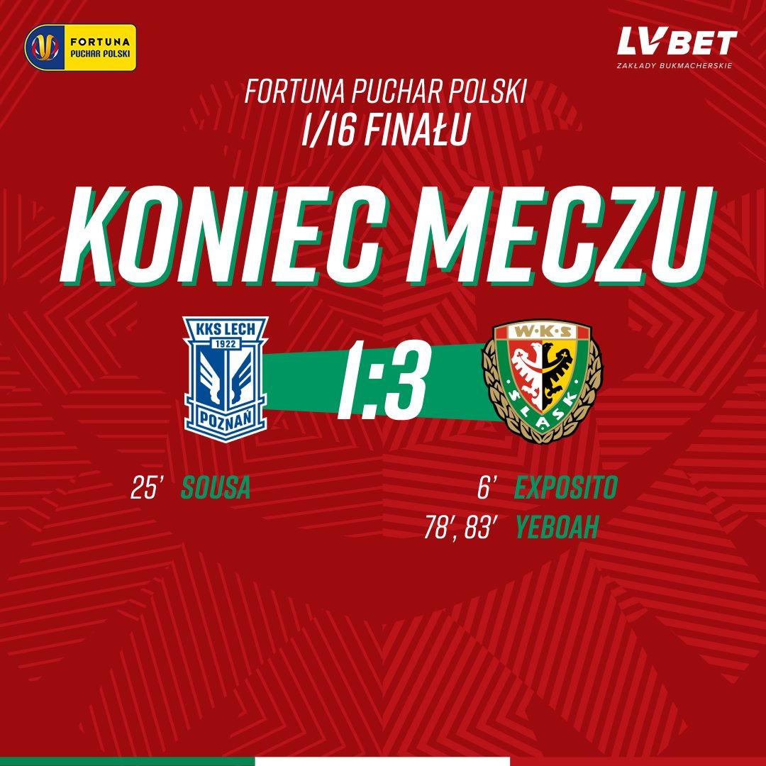 Lech Poznań - Śląsk Wrocław 1:3 (19.10.2022)