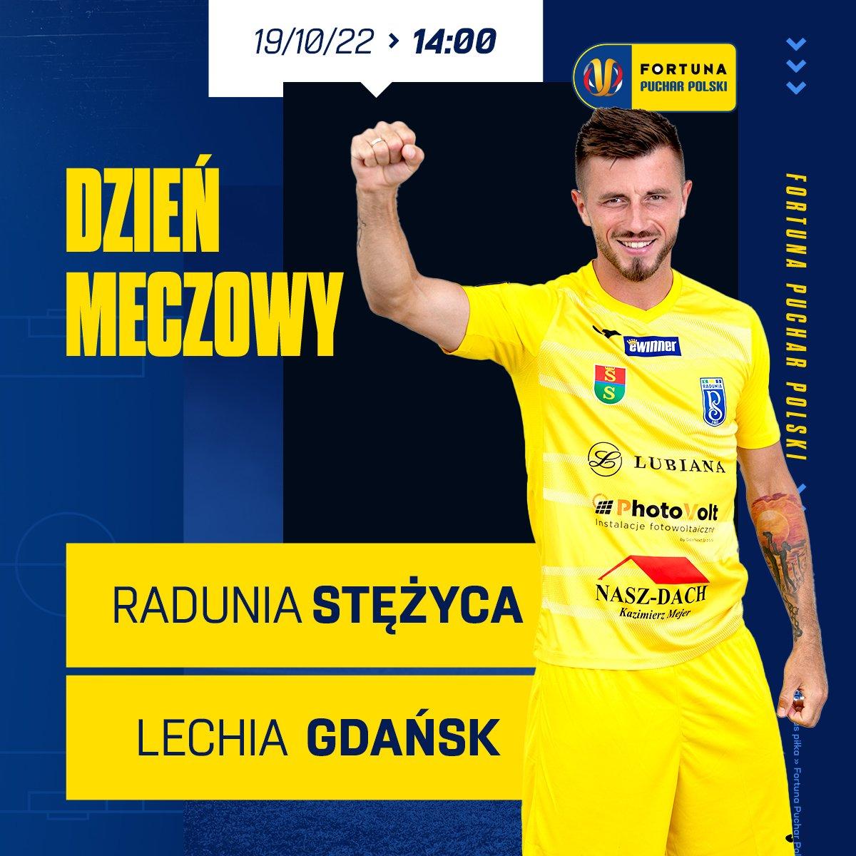 Radunia Stężyca - Lechia Gdańsk 1:4 (19.10.2022)
