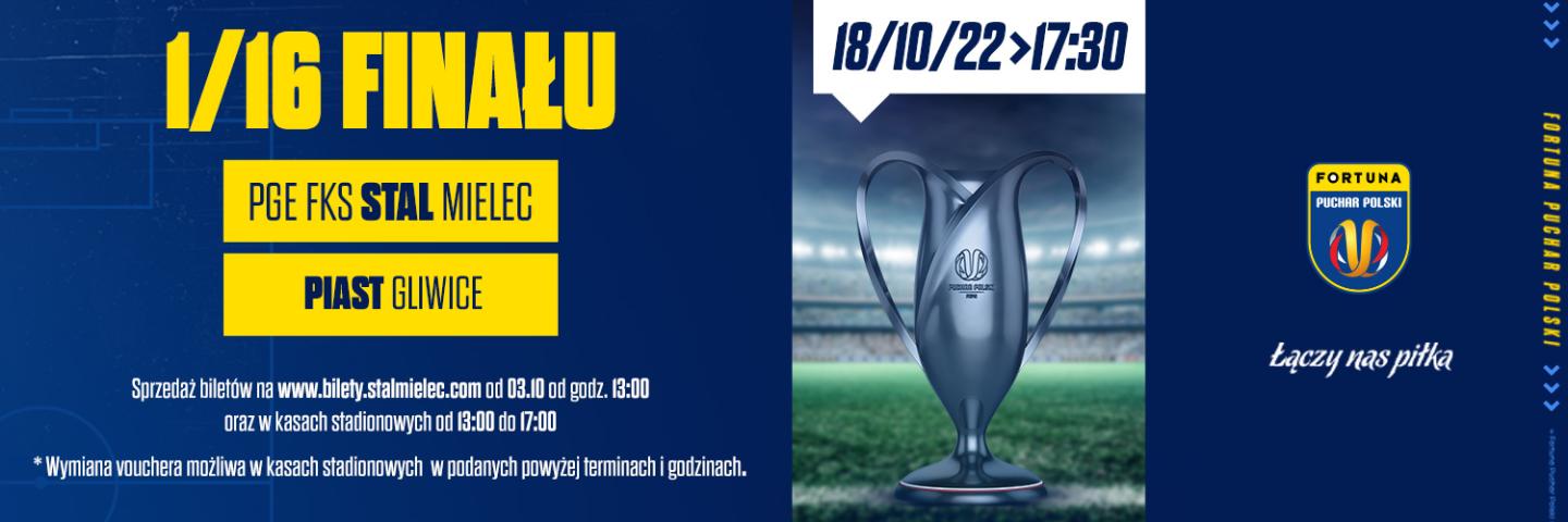 Stal Mielec - Piast Gliwice 0:3 pd. (18.10.2022)