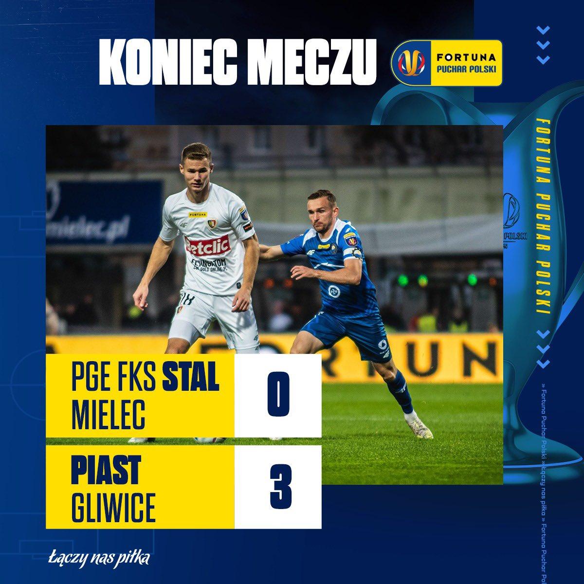 Stal Mielec - Piast Gliwice 0:3 pd. (18.10.2022)