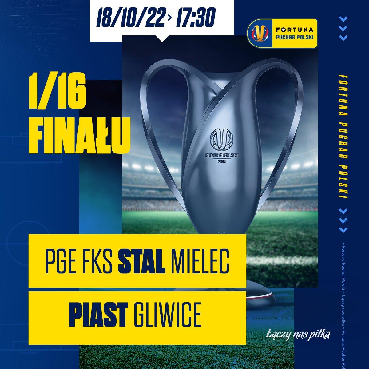 Stal Mielec - Piast Gliwice 0:3 pd. (18.10.2022)