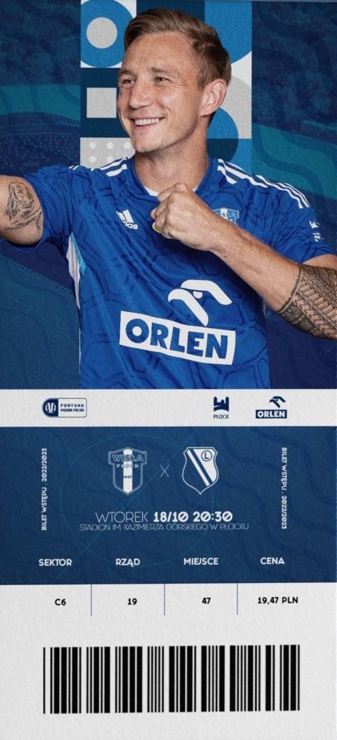 Wisła Płock - Legia Warszawa 0:3 (18.10.2022)