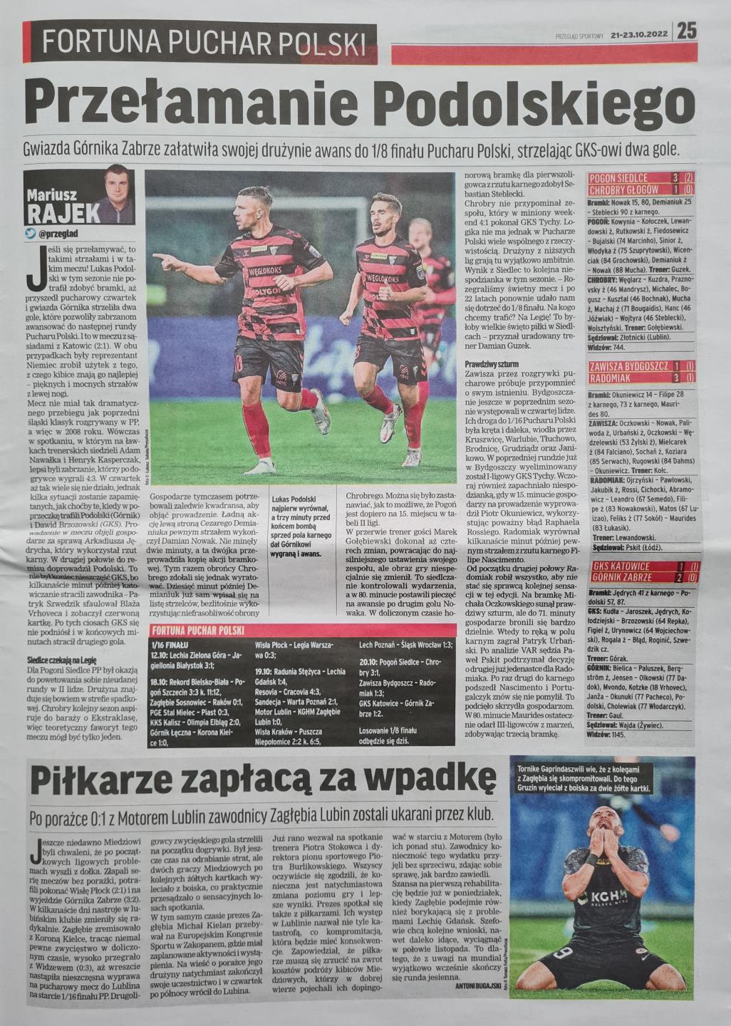 Zawisza Bydgoszcz - Radomiak Radom 1:3 (20.10.2022)