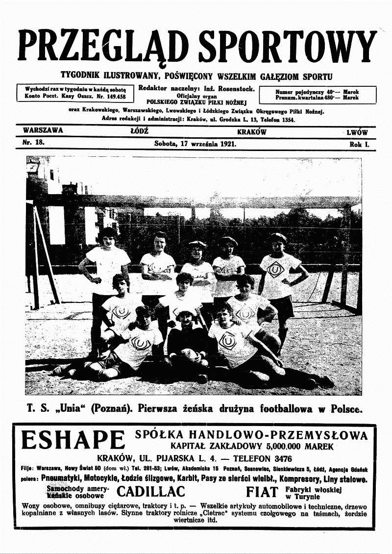 101 lat futbolu kobiet w Polsce