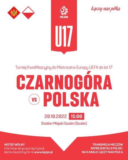 Czarnogóra - Polska 2:0 U17 (20.11.2022)
