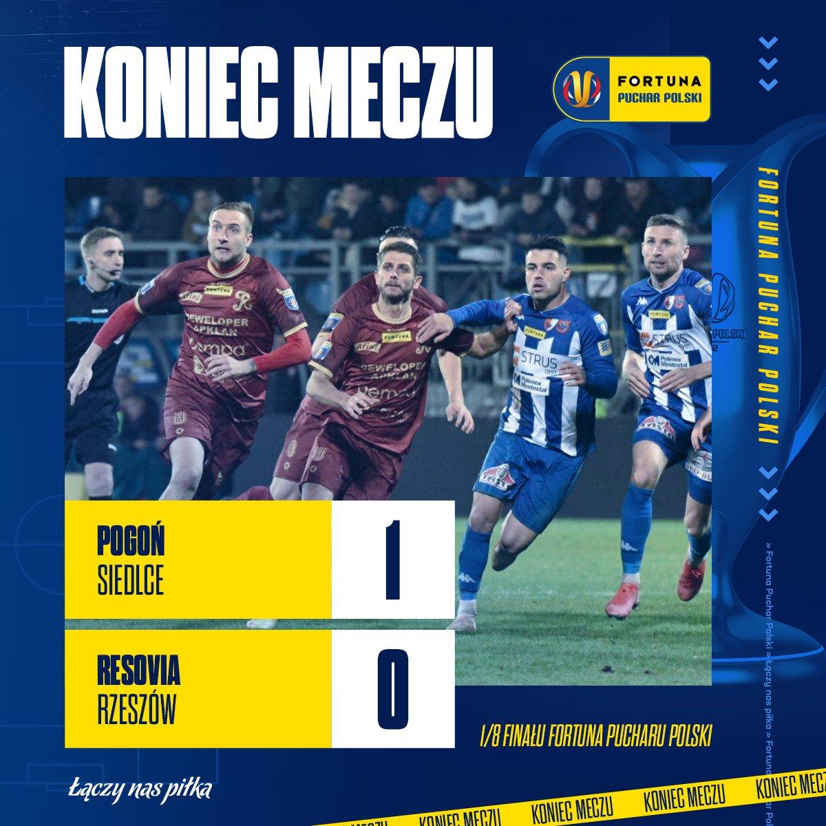 Pogoń Siedlce - Resovia Rzeszów 1:0 (10.11.2022)