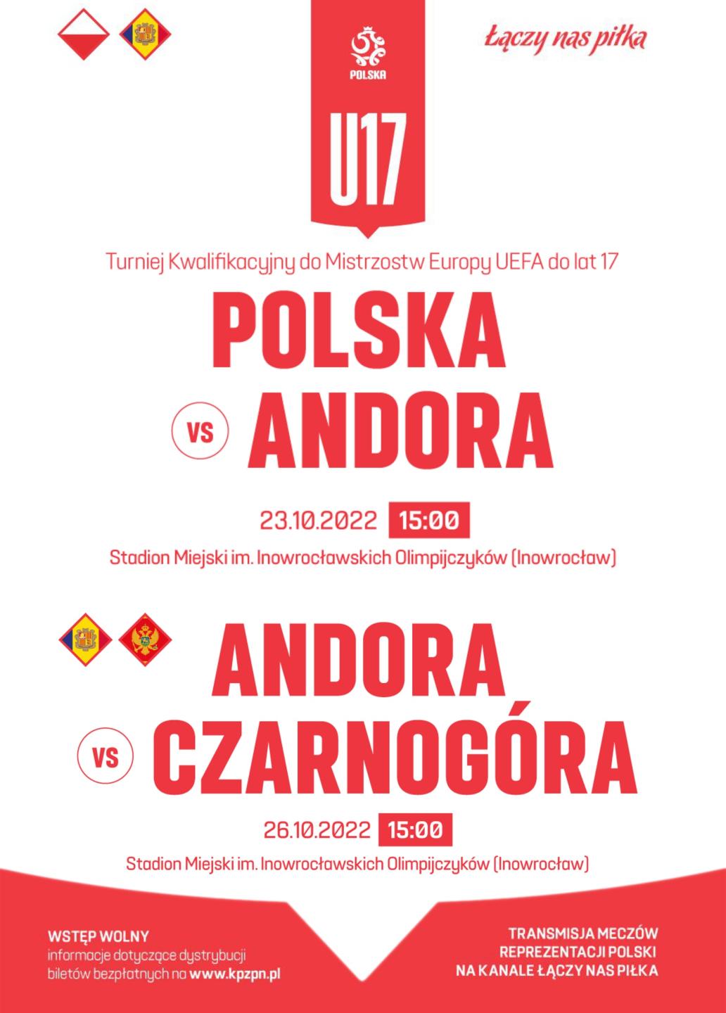 Polska - Andora 6:1 U17 (23.10.2022)