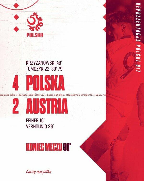 Polska - Austria 4:2 U17 (26.10.2022)