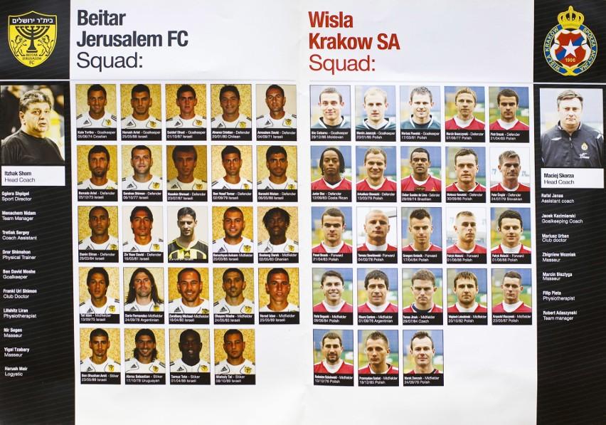 Program meczowy Beitar Jerozolima - Wisła Kraków 2:1 (30.07.2008) 2