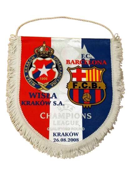 Proporczyk Wisła Kraków - FC Barcelona 1:0 (26.08.2008)